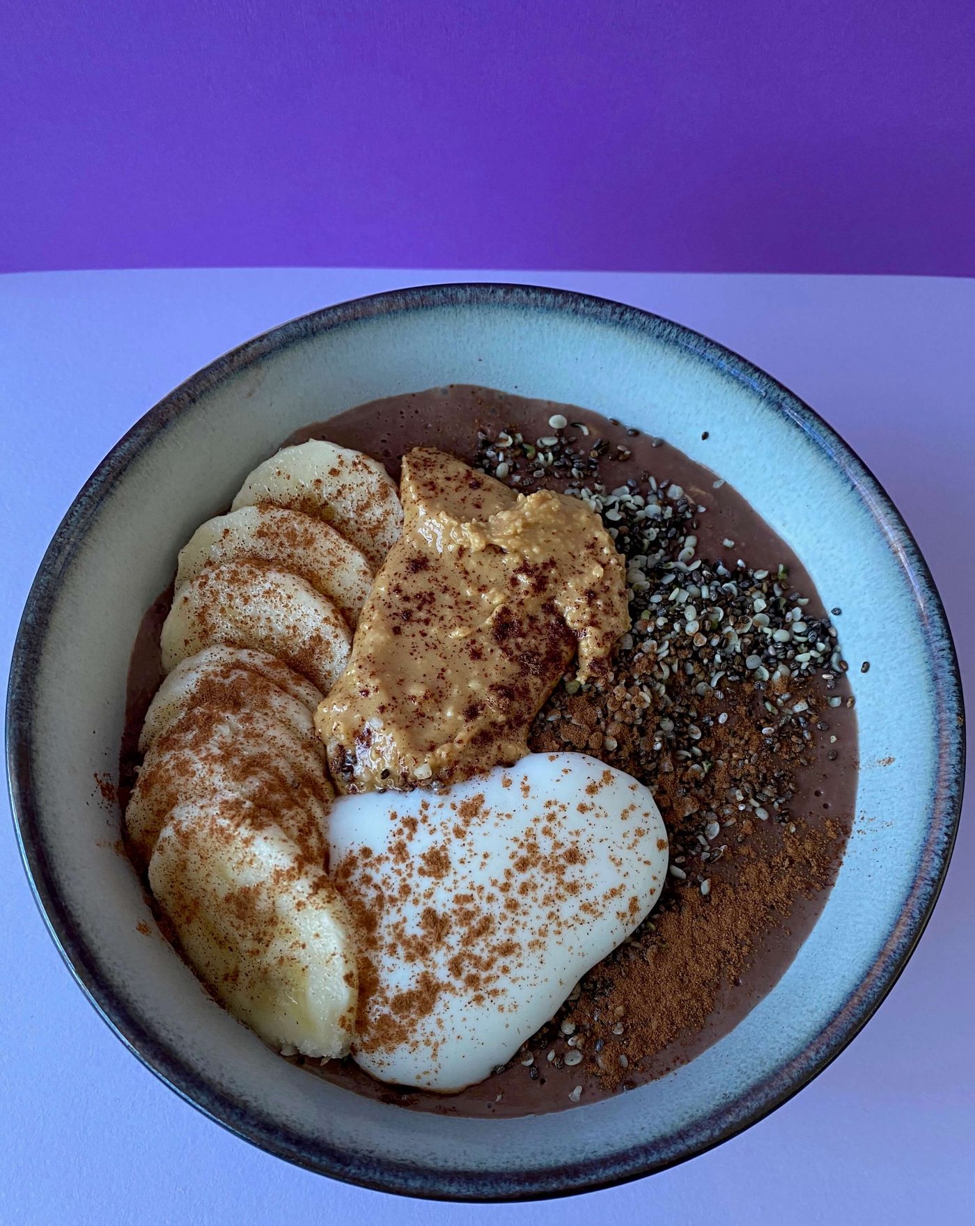 Chocolate Banana Porridge - A delicious recipe for gestational diabetes