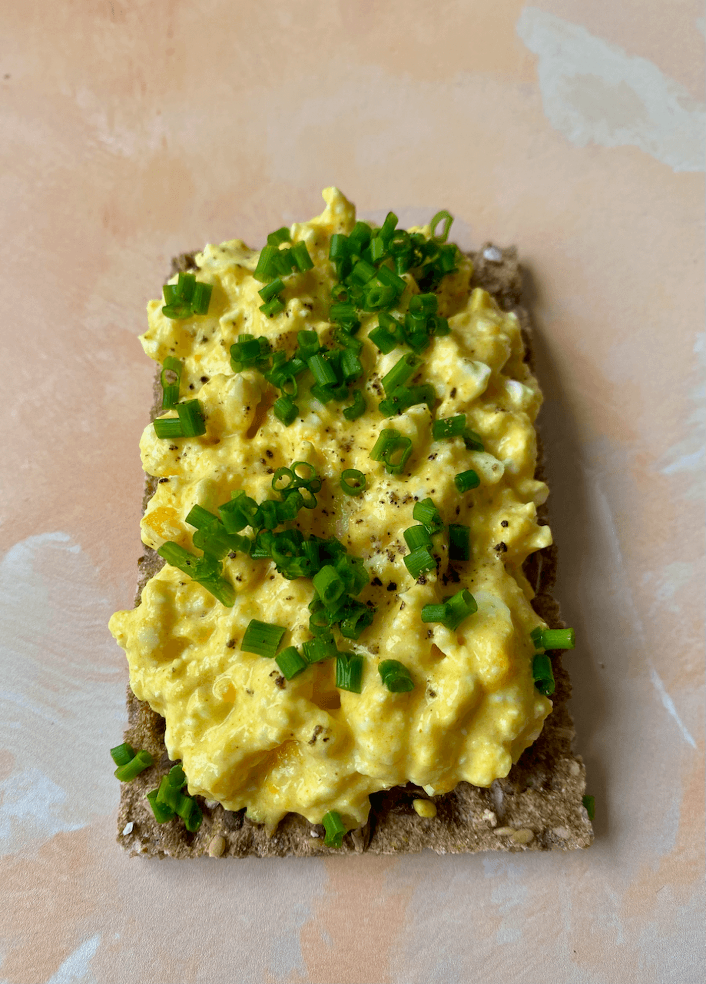 Curried Egg Ryvitas - A delicious recipe for gestational diabetes