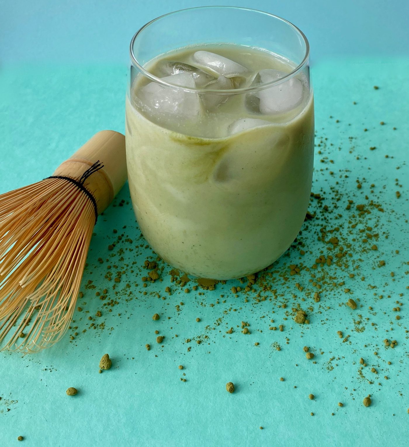 Iced Matcha Latte - A delicious recipe for gestational diabetes