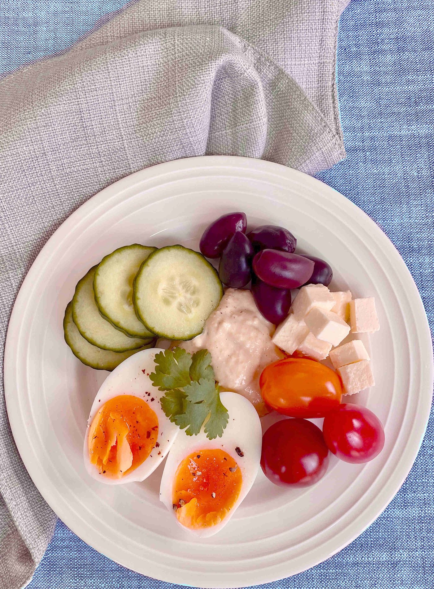 Turkish Breakfast Snack Plate - A delicious recipe for gestational diabetes